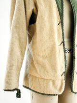 Textured Military Liner Jacket Jacket arcadeshops.com