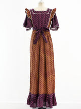 Mixed Block Print Belted Dress Dress arcadeshops.com