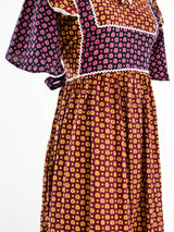 Mixed Block Print Belted Dress Dress arcadeshops.com