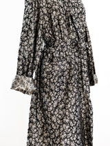 Silver Jacquard Belted Robe Jacket arcadeshops.com