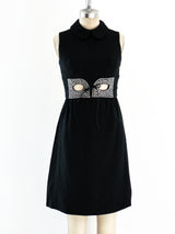 1960's Rhinestone Mask Dress Dress arcadeshops.com