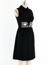 1960's Rhinestone Mask Dress Dress arcadeshops.com