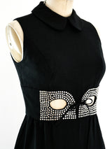 1960's Rhinestone Mask Dress Dress arcadeshops.com