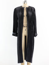 Krizia Accordion Pleated Overcoat Jacket arcadeshops.com