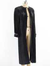 Krizia Accordion Pleated Overcoat Jacket arcadeshops.com