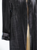 Krizia Accordion Pleated Overcoat Jacket arcadeshops.com