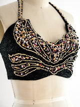 Bead Embellished Bustier Top arcadeshops.com