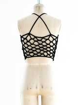 Jewel Embellished Beaded Bustier Top arcadeshops.com