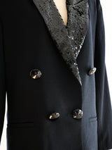 Sequin Tuxedo Jacket Jacket arcadeshops.com