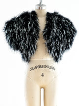 Silver Tinsel Marabou Jacket Jacket arcadeshops.com