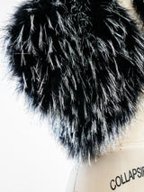 Silver Tinsel Marabou Jacket Jacket arcadeshops.com