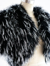 Silver Tinsel Marabou Jacket Jacket arcadeshops.com