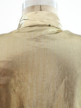 Metallic Gold Lurex Top Top arcadeshops.com