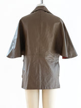 1960's Leather Shawl Jacket Jacket arcadeshops.com
