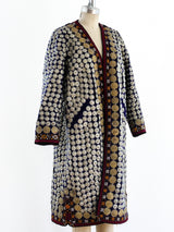 Afghani Coin Embellished Coat Jacket arcadeshops.com