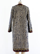Afghani Coin Embellished Coat Jacket arcadeshops.com