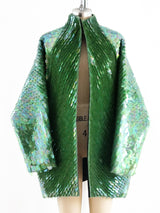 Geoffrey Beene Plastic Disc Wool Coat Jacket arcadeshops.com