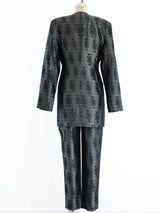Todd Oldham Playing Card Pant Suit Suit arcadeshops.com