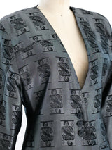 Todd Oldham Playing Card Pant Suit Suit arcadeshops.com