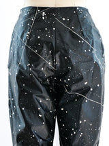 Norma Kamali Paint Splatter Vinyl Pants Bottom arcadeshops.com