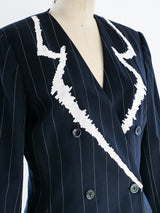 Angelo Tarlazzi Pinstripe Suit Suit arcadeshops.com