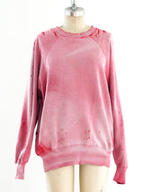 1950's Distressed Red Sweatshirt T-shirt arcadeshops.com