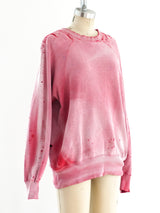 1950's Distressed Red Sweatshirt T-shirt arcadeshops.com