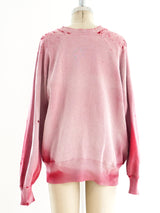 1950's Distressed Red Sweatshirt T-shirt arcadeshops.com