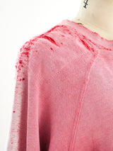 1950's Distressed Red Sweatshirt T-shirt arcadeshops.com