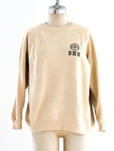 School Seal Yellow Sweatshirt T-shirt arcadeshops.com