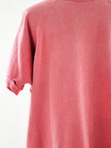 Coral Short Sleeve Sweatshirt T-shirt arcadeshops.com