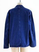 Indigo French Workwear Jacket Jacket arcadeshops.com
