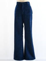 1970's Flared Patch Pocket Denim Bottom arcadeshops.com