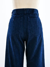 1970's Flared Patch Pocket Denim Bottom arcadeshops.com