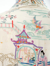 Fully Embroidered Silk Jacket Jacket arcadeshops.com