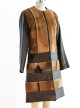 Leather and Pony Hair Jacket Jacket arcadeshops.com