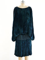 Patricia Lester Plisse Pleated Dress Dress arcadeshops.com