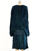 Patricia Lester Plisse Pleated Dress Dress arcadeshops.com