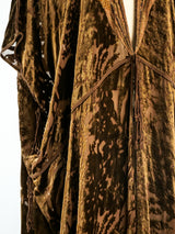 Thea Porter Devore Velvet Caftan Dress arcadeshops.com
