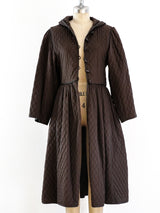 Yves Saint Laurent Quilted Coat Jacket arcadeshops.com
