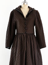 Yves Saint Laurent Quilted Coat Jacket arcadeshops.com