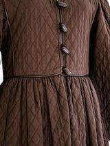 Yves Saint Laurent Quilted Coat Jacket arcadeshops.com