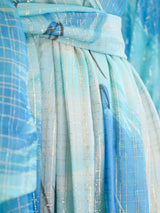 Watercolor Floral Silk Dress Dress arcadeshops.com