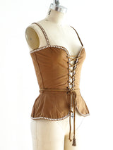 1977 Yves Saint Laurent Bustier Top arcadeshops.com
