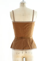1977 Yves Saint Laurent Bustier Top arcadeshops.com