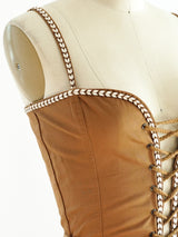 1977 Yves Saint Laurent Bustier Top arcadeshops.com
