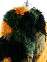 Multicolor Marabou Feather Jacket Jacket arcadeshops.com