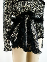 Animal Print Lurex Top Top arcadeshops.com