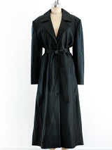 Gianni Versace Leather Overcoat Jacket arcadeshops.com