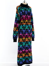 Rainbow Knit Column Dress Dress arcadeshops.com